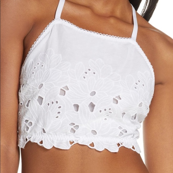 eyelet bralette